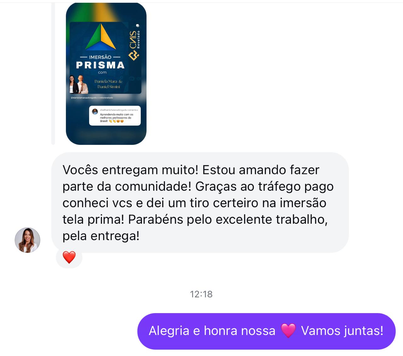Depoimento de aluno 5
